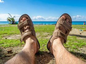 meskie klapki na lato